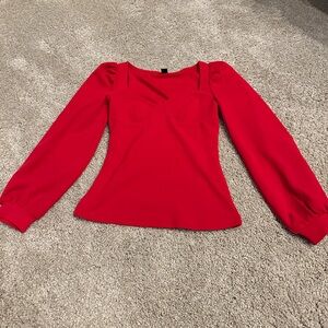 SHEIN red long sleeve. X small